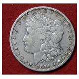 1894 Morgan Silver Dollar Coin