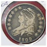 1809 Bust Silver Half