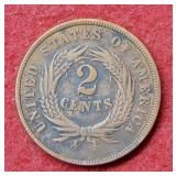 1868 Two Cent Piece