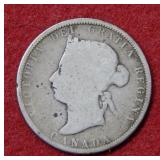 1883 Canada Silver Quarter