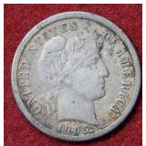 1905 S Barber Silver Quarter
