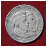 1924 Huguenot 300th Anniv Silver Comm Half Coin