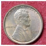 1909 VDB Lincoln Wheat Cent - Red & Brown