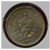 1915 Cuba Centavo