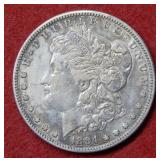 1884 S Morgan Silver Dollar
