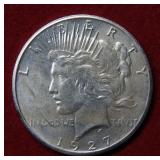 1927 Peace Silver Dollar