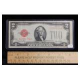 1928 G Red Seal Two Dollar United States Note