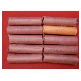 (10) Rolls of Canadian Cents - different years