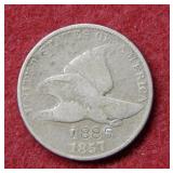 1857/1885 Flying Eagle Cent - Counterstamp