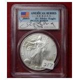 2003 Silver Eagle 1oz PCGS MS69