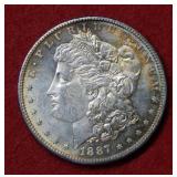 1887 S Morgan Silver Dollar Coin