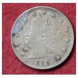 1895 Liberty Head Nickel - spots
