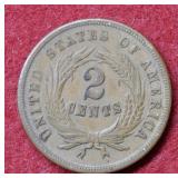 1864 Two Cent Piece