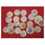 Lot of Wooden Nickels