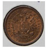 1891 Austria Kreuzer