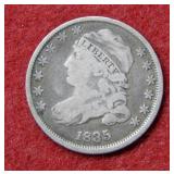 1835 Bust Silver Dime