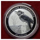 2016 Australia 1oz Silver Kookaburra $1 Coin