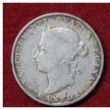 1871 Canada Silver Quarter