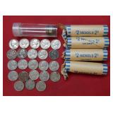Lot of Rolls of Jefferson Nickels mix years