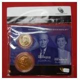 Eisenhower President Dollar and First Spouse Set