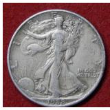 1938 D Walking Liberty Silver Half