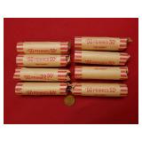 8 rolls of Lincoln Cents