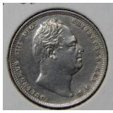 1834 Great Britain 6 Pence Coin