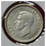 1937 Great Britain 3 Pence Coin