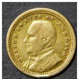 1903 McKinley Louisiana Purchase $1 Gold Coin