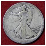 1916 D Walking Liberty Silver Half