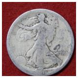 1916 Walking Liberty Silver Half