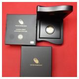 2016 W .9999 Gold Standing Liberty Quarter