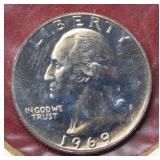 1969 S Washington Quarter