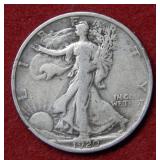 1920 S Walking Liberty Silver Half Dollar Coin