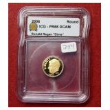 2006 Ronald Regan Silver Round ICG PR66 DCAM