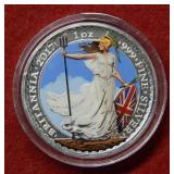 2017 Colorized 1oz Silver Britannia