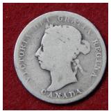 1888 Canada Silver Quarter