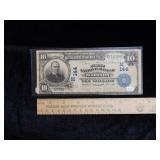 1903 $10 National Currency - Large Note