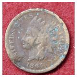 1864 Indian Head Cent - Civil War Year