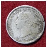 1871 Canada Silver Dime