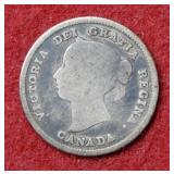 1891 Canada Silver Half Dime