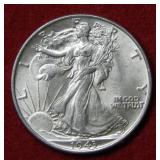 1943 Walking Liberty Silver Half