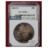1883 CC Morgan Silver Dollar ***