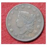 1824 Large Cent