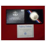 1991 USO Silver UNC Dollar