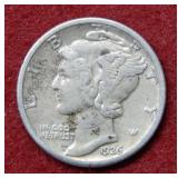 1926 Mercury Silver Dime