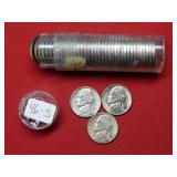 Roll 1946 S Jefferson Nickels