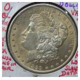 1899 Morgan Silver Dollar Coin