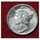 1937 Mercury Silver Dime