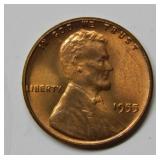 1955 Poor Man's Double Die Lincoln Wheat Cent